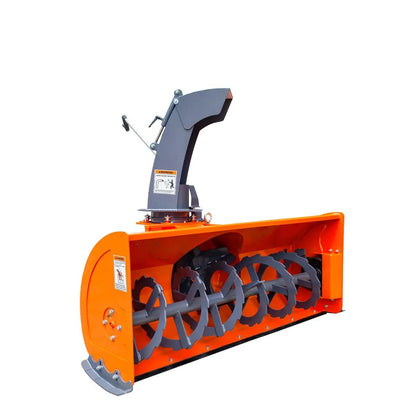 48″ 3-Point Hitch Snow Blower, 20-40 HP, 20″ Diameter Impeller, 360° Snow Chute, CAT 1 Suspension, TMG-TBS48