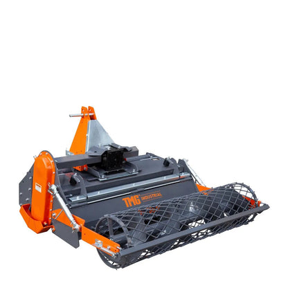 48″ Stone Burier Rotary Tiller, 3-Point Hitch, Category 1 Hookup, 25-50 HP Tractors, PTO Shaft Included, 2-1/2″ Stone Capacity, TMG-TSB48