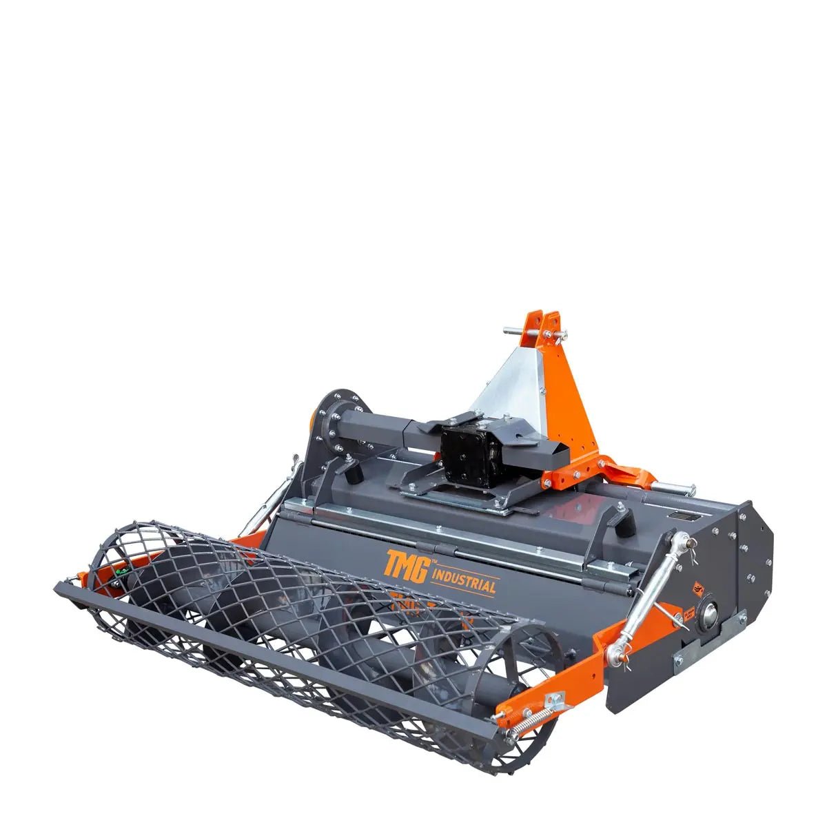 48″ Stone Burier Rotary Tiller, 3-Point Hitch, Category 1 Hookup, 25-50 HP Tractors, PTO Shaft Included, 2-1/2″ Stone Capacity, TMG-TSB48