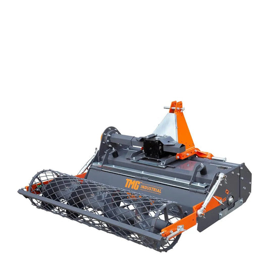 48″ Stone Burier Rotary Tiller, 3-Point Hitch, Category 1 Hookup, 25-50 HP Tractors, PTO Shaft Included, 2-1/2″ Stone Capacity, TMG-TSB48