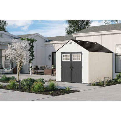 Suncast  8-ft x 10-ft Tremont Gable Resin Storage Shed (Floor Included)