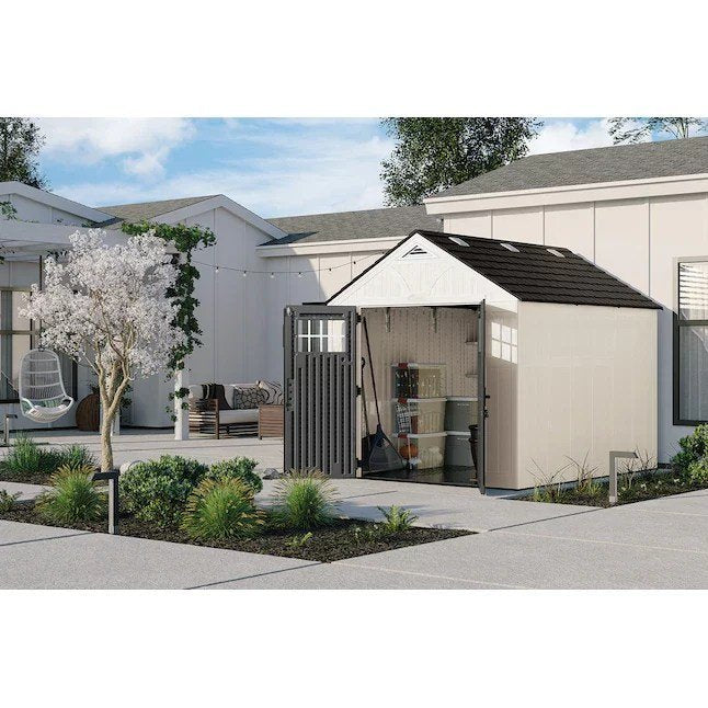 Suncast  8-ft x 10-ft Tremont Gable Resin Storage Shed (Floor Included)