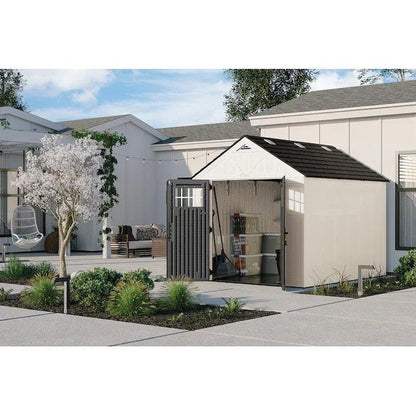 Suncast  8-ft x 10-ft Tremont Gable Resin Storage Shed (Floor Included)