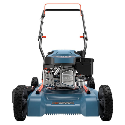 SENIX 18 in. Gas Push Lawn Mower, 144cc 4-Cycle with Side Discharge