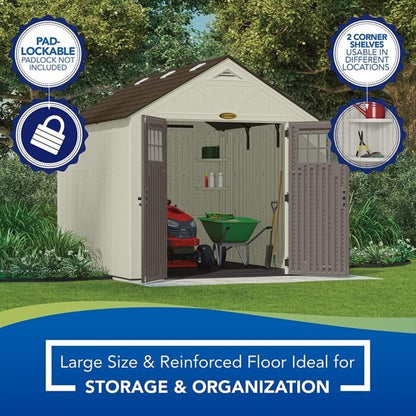 Suncast BMS8100 8′ x 10′ Tremont Storage Shed