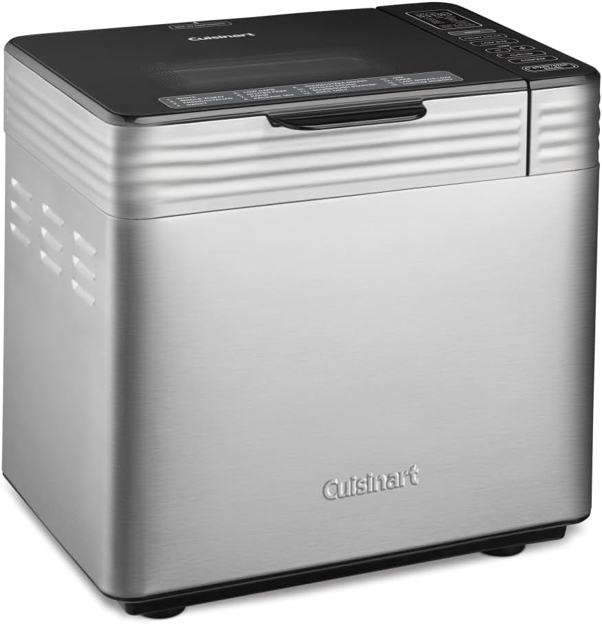 Cuisinart CBK-210 Stainless Steel Bread Maker, 16 Menus, 3 Loaf Sizes
