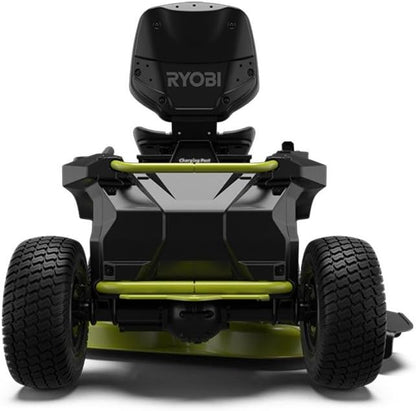 Ryobi 38 inches 100 Ah Battery Electric Rear Engine Riding Lawn Mower Model#: RY48111
