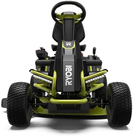 Ryobi 38 inches 100 Ah Battery Electric Rear Engine Riding Lawn Mower Model#: RY48111