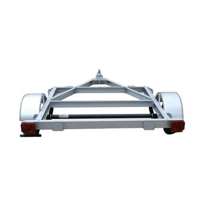 STIRLING, 4ft. x 4ft. Galvalume Kit Trailer w/8in. Wheels, Load Capacity 820 lb, Deck Length 4 ft, Deck Width 4 ft, Model# 48-048-KO8