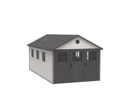 Lifetime 11 Ft. X 21 Ft. Outdoor Storage Shed With Tri-Fold Doors