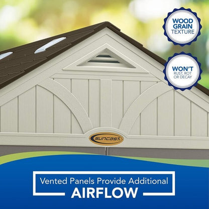 Suncast BMS8100 8′ x 10′ Tremont Storage Shed