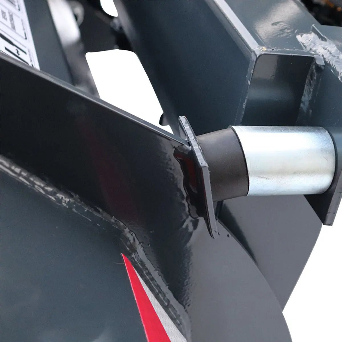 60″ Skid Steer Dozer Blade/Snow Pusher, 30° Left & Right, Bolt-On Cutting Edge, Adjustable Skid Shoes, Universal Quick Mount, TMG-DB60