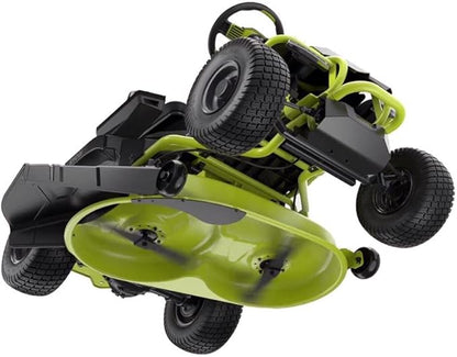 Ryobi 38 inches 100 Ah Battery Electric Rear Engine Riding Lawn Mower Model#: RY48111