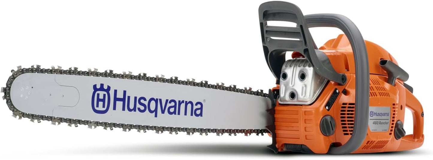 Husqvarna 460 Rancher Gas Chainsaw 24″ 60.3cc 3.6HP, Auto Oil Pump