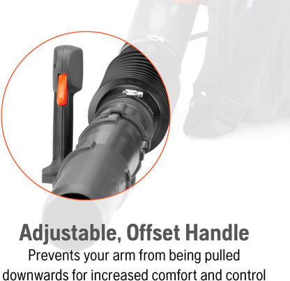 Husqvarna 350BT Gas Backpack Leaf Blower 50.2cc, 692 CFM, 180 MPH