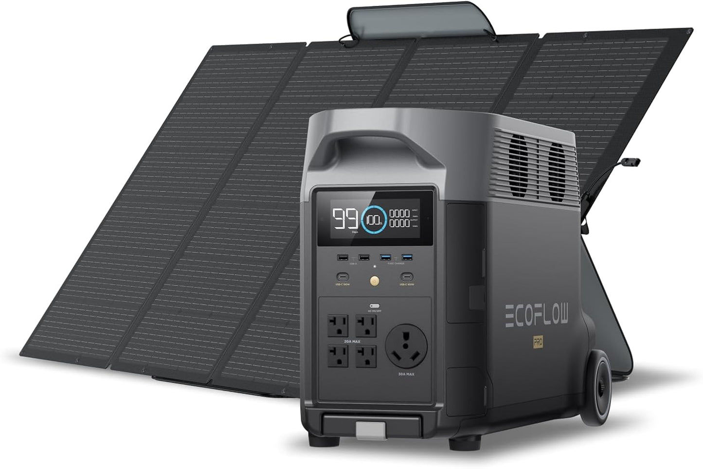 EF ECOFLOW DELTA Pro 3600Wh Portable Power Station – 3600W LiFePO4