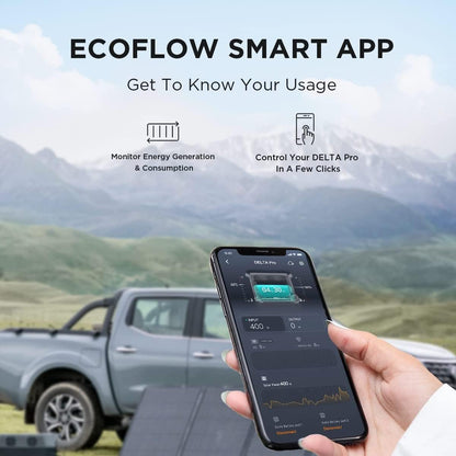 EF ECOFLOW DELTA Pro 3600Wh Portable Power Station – 3600W LiFePO4