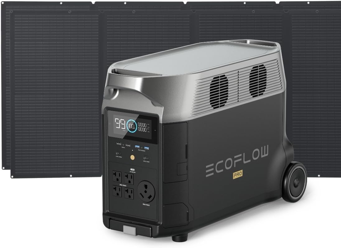 EF ECOFLOW DELTA Pro 3600Wh Portable Power Station – 3600W LiFePO4