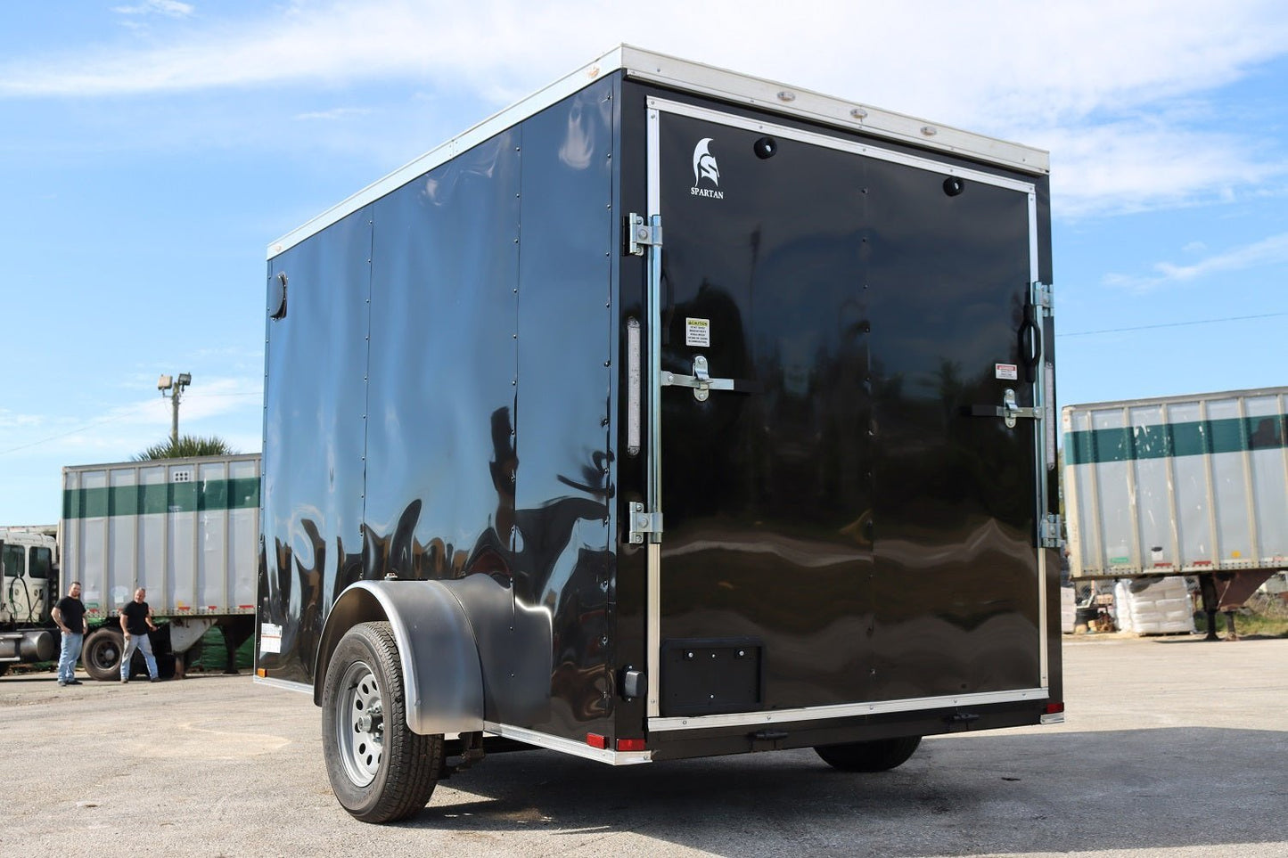 Spartan 6X10 Base Black Enclosed Cargo Trailer | Black |