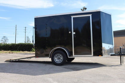 Spartan 6X10 Base Black Enclosed Cargo Trailer | Black |