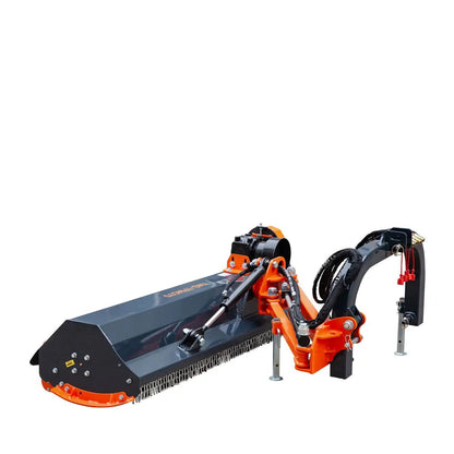 70″ Ditch Bank Flail Mower, Offset Verge & Slope Cutter for Tractors 30-60 HP TMG-TFMO70