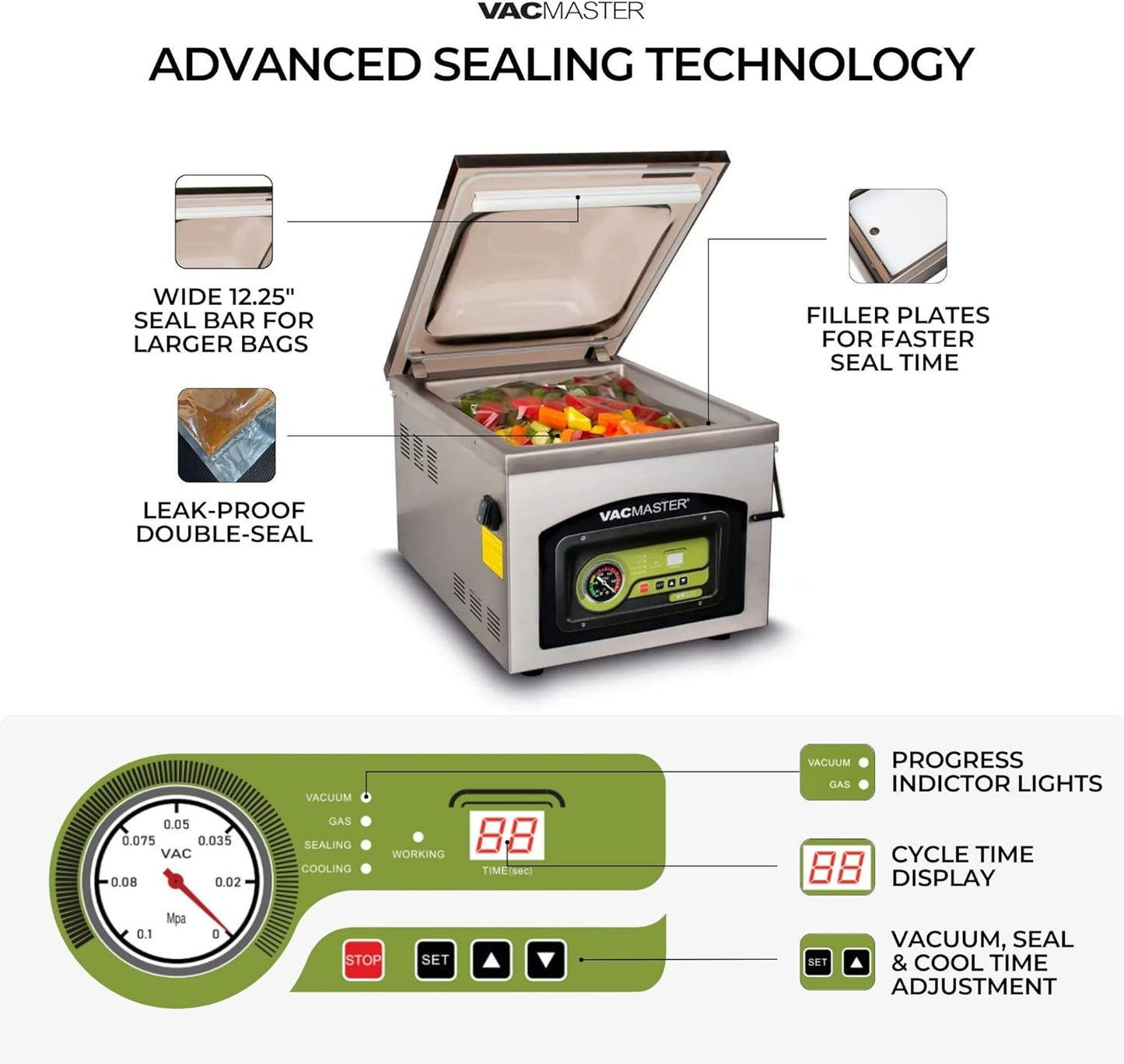 Vacmaster VP230 Chamber Vacuum Sealer