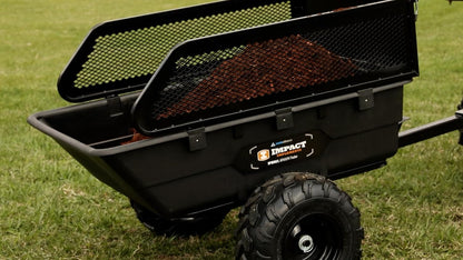 Impact Implements 1500 lb Utility Cargo Trailer with Pivot Dump for ATV, UTV, and Lawn Tractor