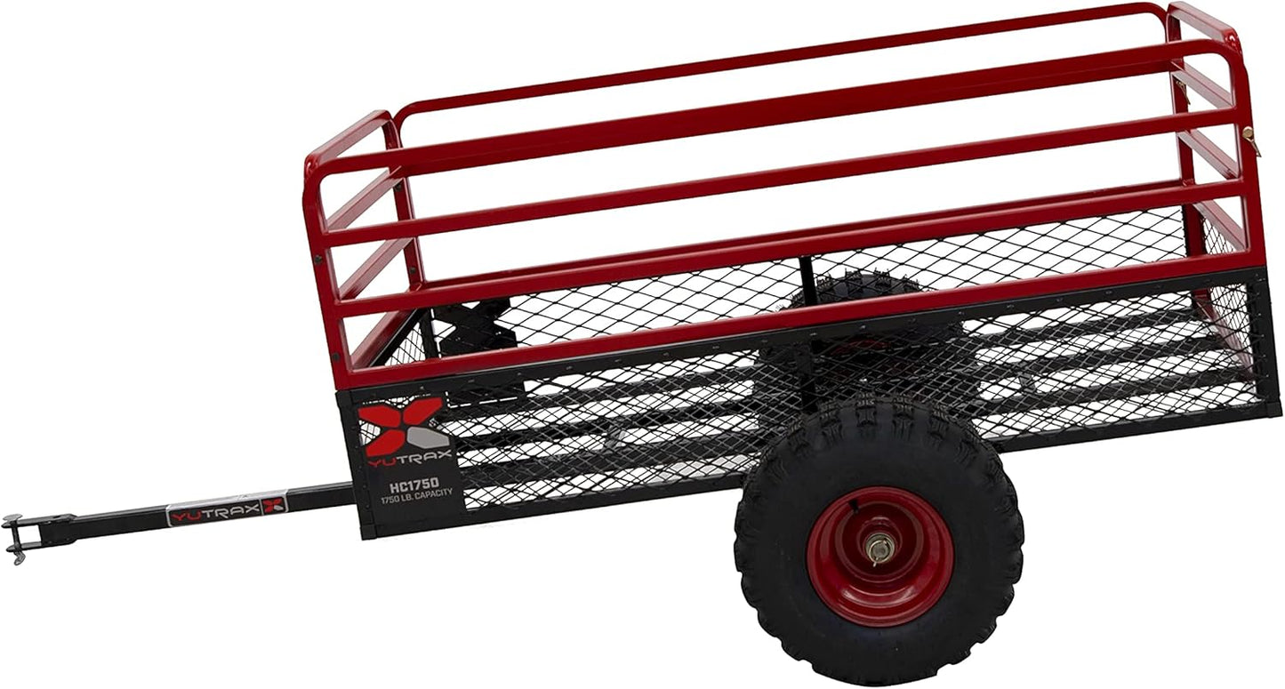Yutrax Trail Warrior X4 1,250 lb Off-Road UTV/ATV Utility Trailer TX159