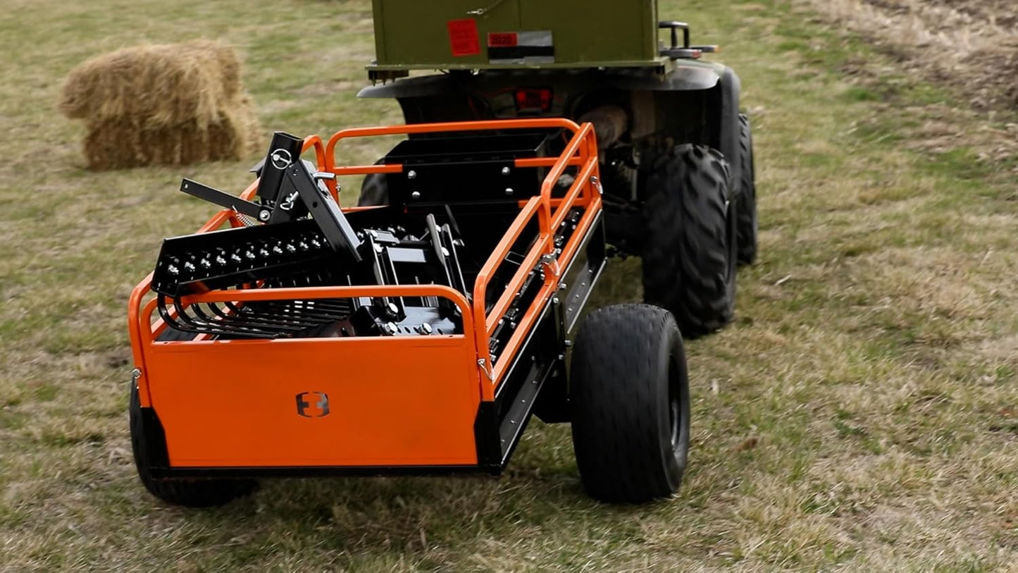 Impact Implements 1500 lb Utility Cargo Trailer with Pivot Dump for ATV, UTV, and Lawn Tractor