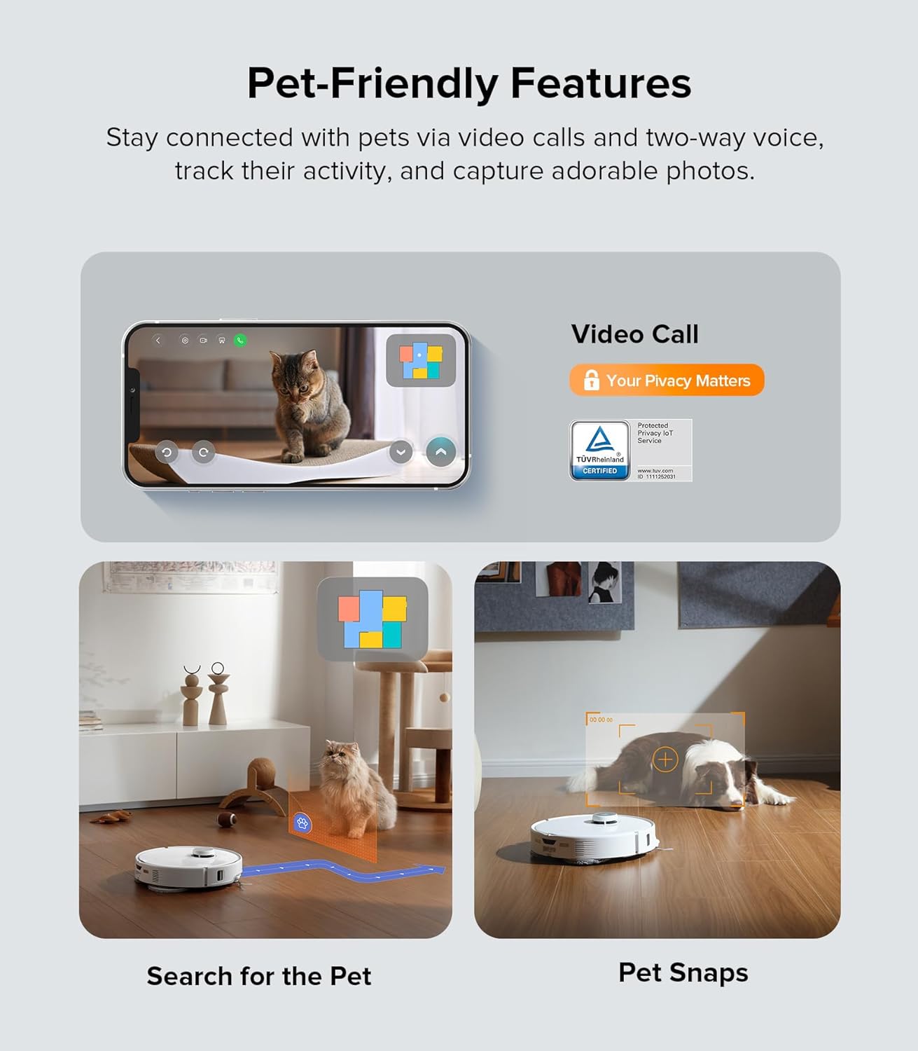 Roborock Qrevo Edge S5A Robot Vacuum & Mop, 18,500Pa, Zero-Tangle