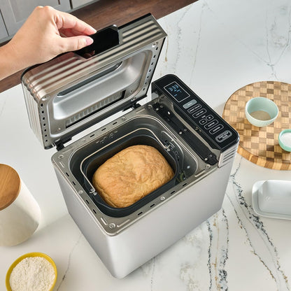 Cuisinart CBK-210 Stainless Steel Bread Maker, 16 Menus, 3 Loaf Sizes