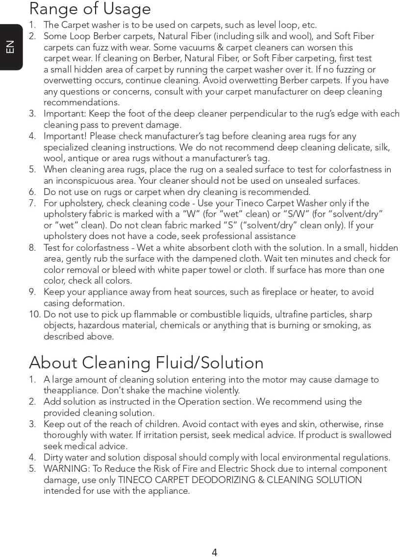 Tineco CARPET ONE Smart Lightweight Carpet & Upholstery Cleaner with LED Display