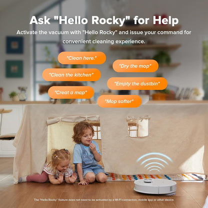 Roborock Qrevo Edge S5A Robot Vacuum & Mop, 18,500Pa, Zero-Tangle