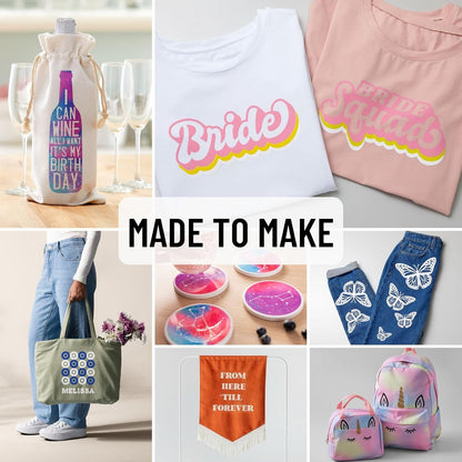 Cricut Explore 4 Cutting Machine Bundle with Vinyl & Iron-On Materials