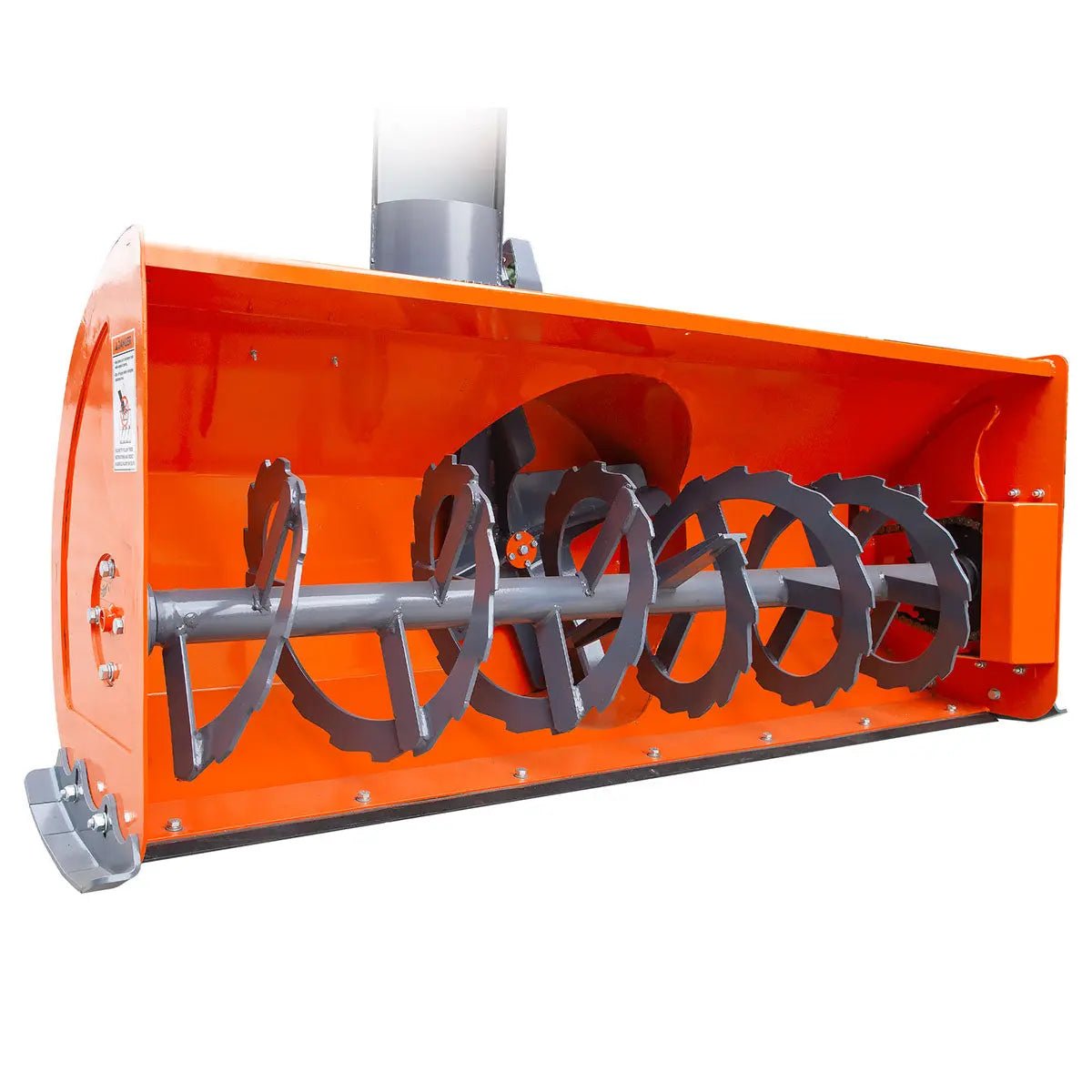 72″ 3-Point Hitch Snow Blower, 25-90 HP, 24″ Diameter Impeller, 360° Snow Chute, CAT 1 & CAT 2 Suspension, TMG-TBS72