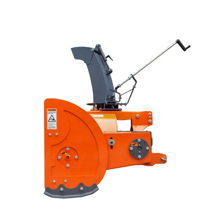 72″ 3-Point Hitch Snow Blower, 25-90 HP, 24″ Diameter Impeller, 360° Snow Chute, CAT 1 & CAT 2 Suspension, TMG-TBS72