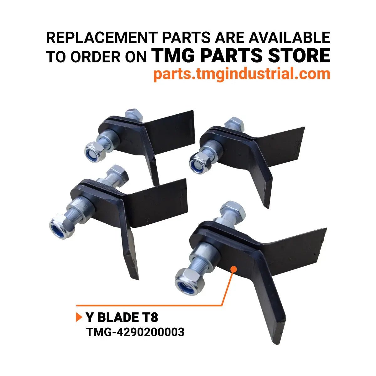 72″ Flail Mower, 3-Point Hitch, 30-60 HP Tractor, PTO Drive Shaft, TMG-TFM72