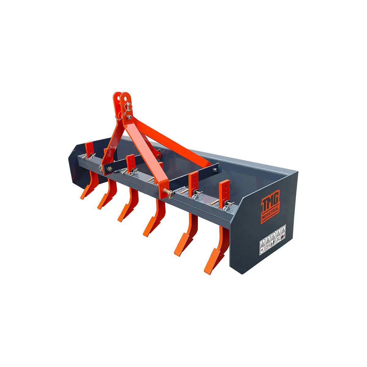 72″ Heavy-Duty Box Scraper Blade with Ripper Shanks – Fits 25-50 HP Tractors TMG-TLS72