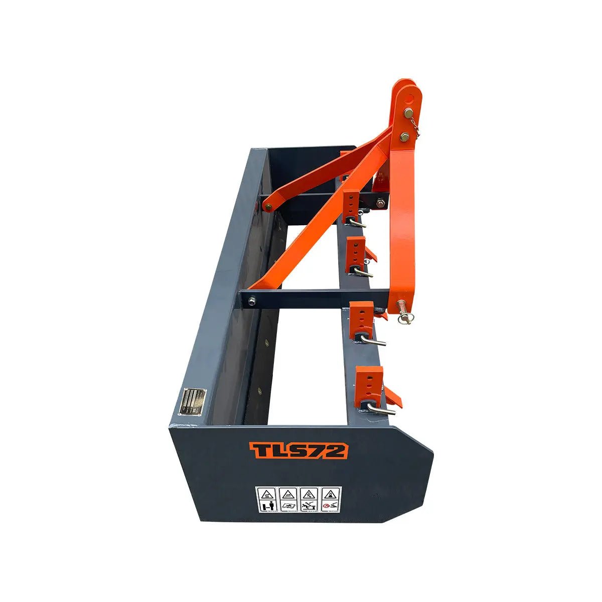 72″ Heavy-Duty Box Scraper Blade with Ripper Shanks – Fits 25-50 HP Tractors TMG-TLS72