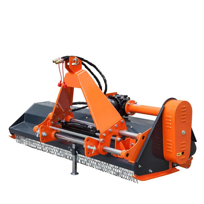 72″ Side Shift Offset Flail Mower, 3-Point Hitch, 30-60 HP Tractor, PTO Drive Shaft, TMG-TFMS72