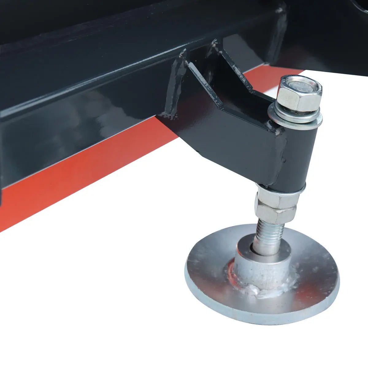 72″ Skid Steer Dozer Blade/Snow Pusher, 30° Left & Right, Bolt-On Cutting Edge, Adjustable Skid Shoes, Universal Quick Mount, TMG-DB72