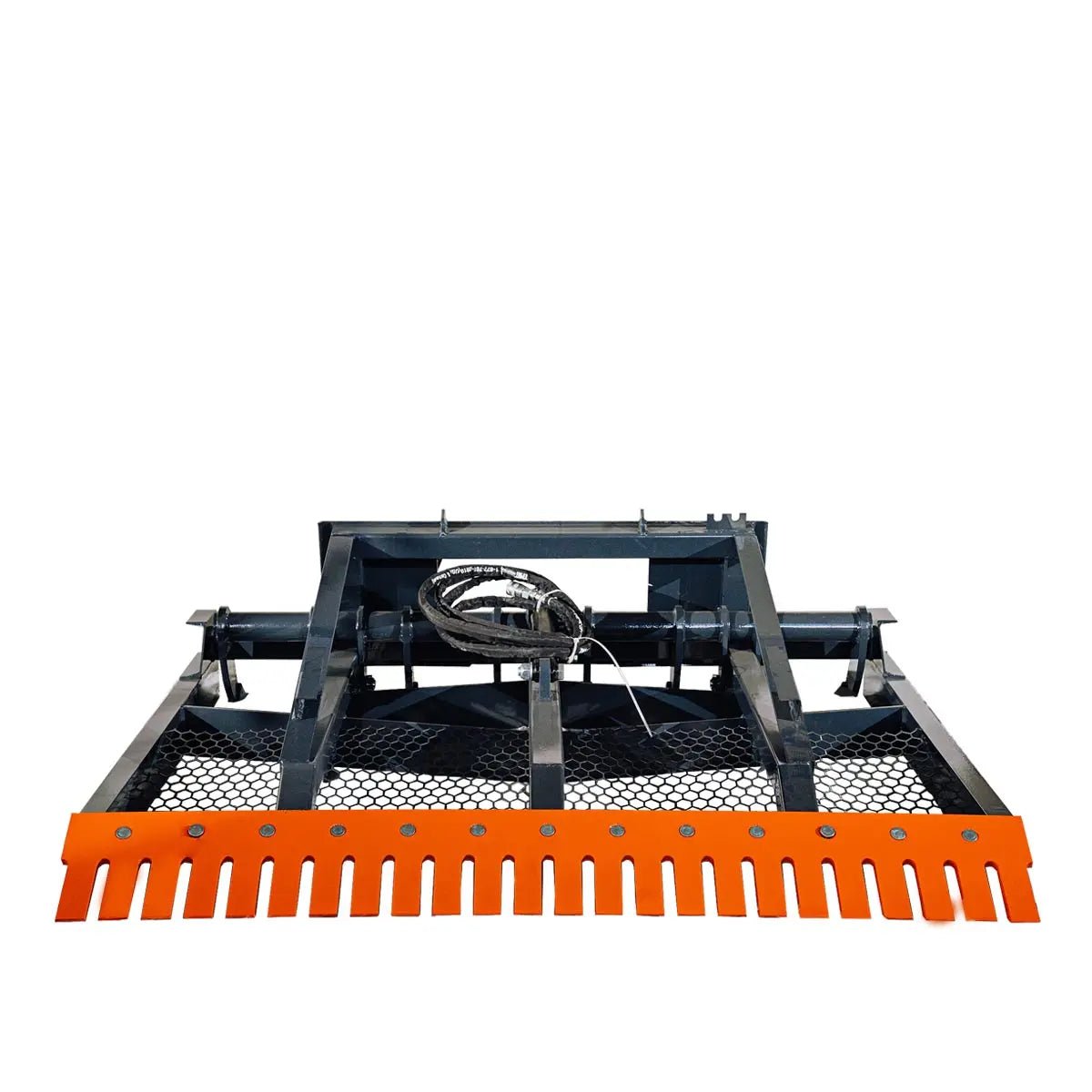 72″ Skid Steer Hydraulic Land Plane Scarifier, 8 Hydraulic Adjustable Ripper Teeth, Reversible Planer Comb, Grading, Spreading & Leveling, TMG-SLP75