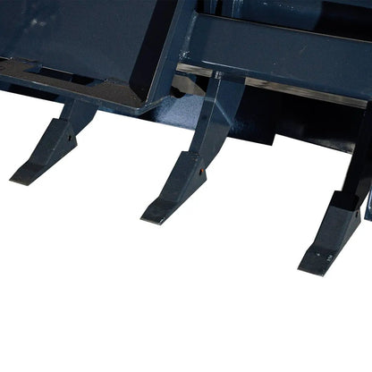 72″ Skid Steer Hydraulic Land Plane Scarifier, 8 Hydraulic Adjustable Ripper Teeth, Reversible Planer Comb, Grading, Spreading & Leveling, TMG-SLP75