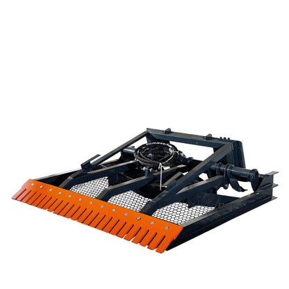72″ Skid Steer Hydraulic Land Plane Scarifier, 8 Hydraulic Adjustable Ripper Teeth, Reversible Planer Comb, Grading, Spreading & Leveling, TMG-SLP75