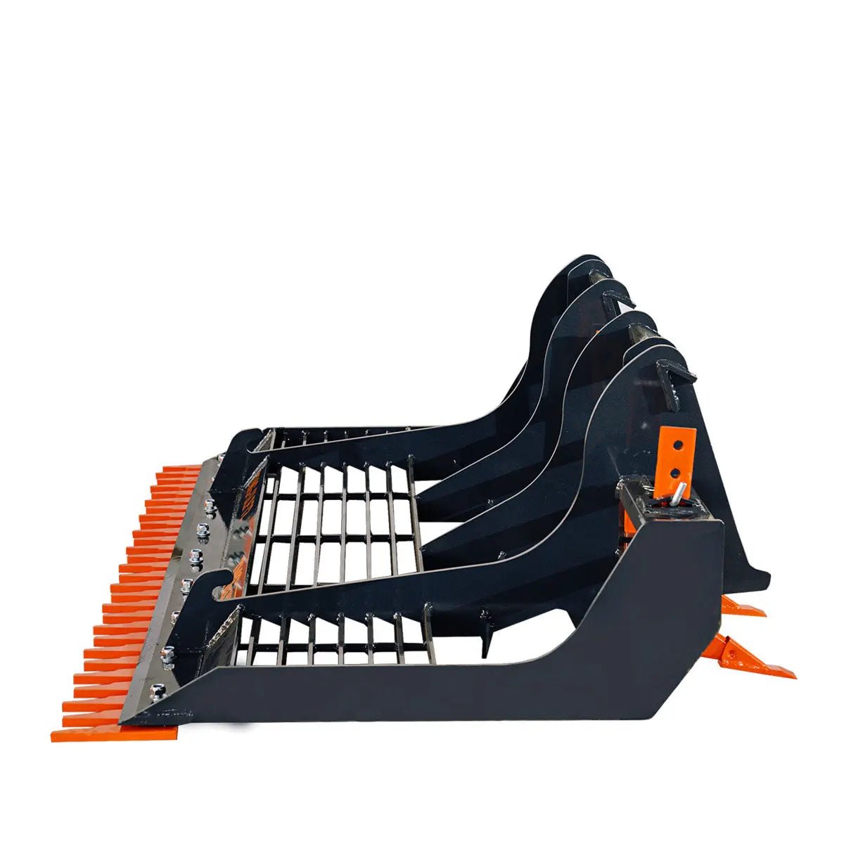 72″ Skid Steer Land Plane, 6 Adjustable Ripper Teeth, Reversible Planer Comb, Grading, Spreading & Leveling, TMG-SLP72