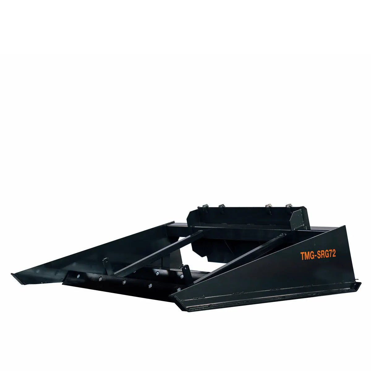 72″ Skid Steer Road Grader, Bucket Stops w/Shackle Holes, Forward/Backward Cutting Edges, Grading, Spreading & Leveling, TMG-SRG72