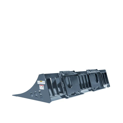 72″ Skid Steer Rock Skeleton Bucket Attachment, Solid Steel, Universal Mount, 4″ Tine Spacing, 45-70 HP, TMG-SB72