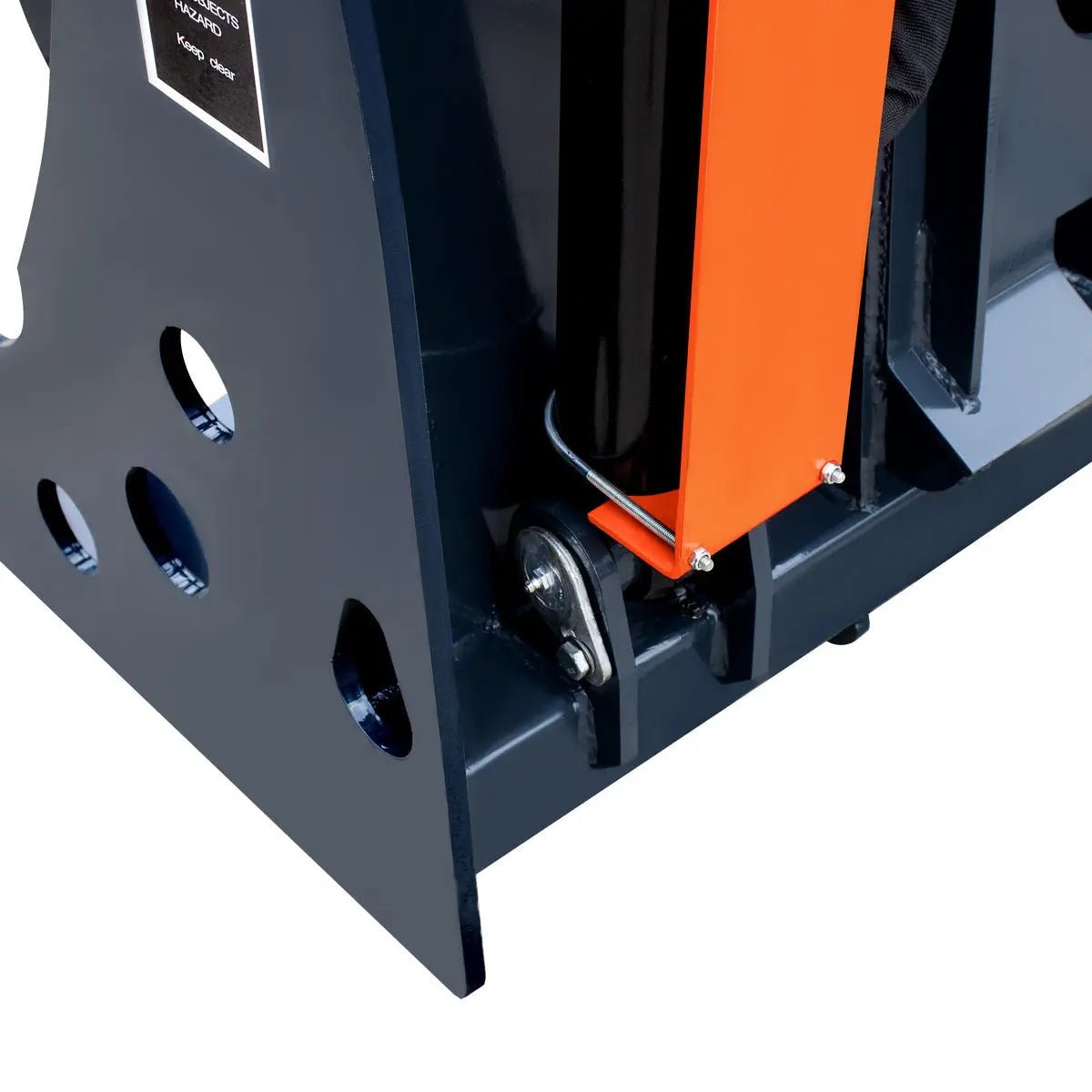 72″ Skid Steer Root Rake Clamshell Grapple, Universal Mount, 54″ Jaw Opening, 3000 lb Weight Capacity, TMG-SRR75