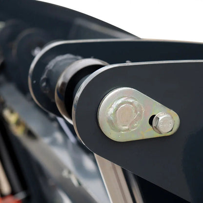 72″ Skid Steer Root Rake Grapple Attachment, Universal Mount, 53″ Jaw Opening, 9″ Tine Spacing, 3000 lb Weight Capacity, TMG-RG72