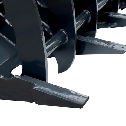 72″ Skid Steer Root Rake Grapple Attachment, Universal Mount, 53″ Jaw Opening, 9″ Tine Spacing, 3000 lb Weight Capacity, TMG-RG72